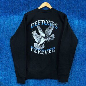 Deftones Oversized Graphic Crewneck Sweater Size Small